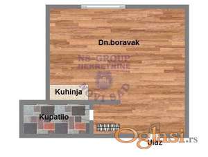 Garconjera u mirnom delu Novog Sada, 26m2