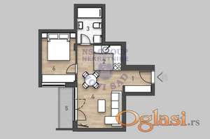 Dvosoban 43m2 Salajka