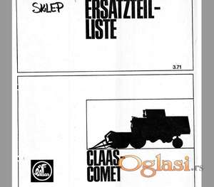Claas Comet - Katalog delova