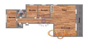 Troiposoban 79m2 Popovica