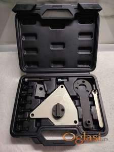 Alat za zupcenje Fiat, Alfa Romeo, Lancia 1.9 2.4 Jtd  Set alata za blokadu bregaste i radilice, idealan za zupčenje 1.9 JTD / Multijet i 2.4 JTD motora (Fiat, Alfa Romeo, Lancia). Sadrži sve potrebne blokade + šrafove, u čvrstoj kutiji.  Ukoliko zelite da porucite Posaljite poruku  1 Ime i prezime 2 Ulica i broj 3 Mesto i postanski broj 4 Broj telefona za kontakt