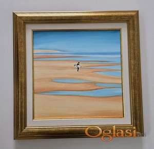 Ulje na platnu - Laguna slobode, prelepo!