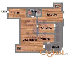 Trosoban stan - sa PDV-om
