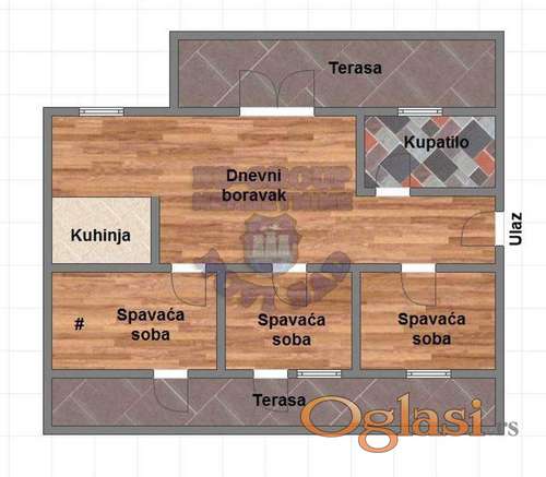 Cetvorosoban stan u Centru u izgradnji 146m2