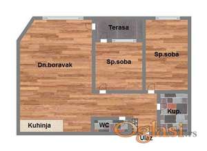 - Komforan trosoban 65m2 - TELEP