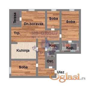 Odličan četvorosoban stan na Tatarskom Brdu, 109