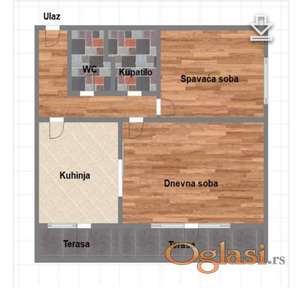 IZVORNO STANJE ZA KOMPLETNO RENOVIRANJE – GRBAVICA, 55 m²