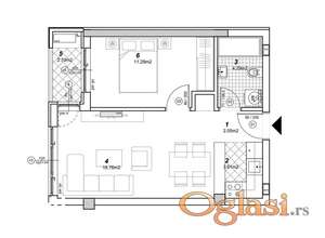 Stan NOVI SAD,TELEP - 41 m2 99760 €, ID: 1101412