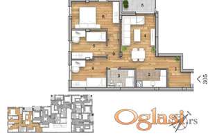 LIMAN V, 70m2, LUX, ČETVOROSOBAN