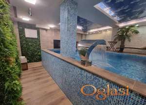 Izdavanje stanova Beograd Hram-Cetvorosoban lux stan,bazen,sauna,garaza