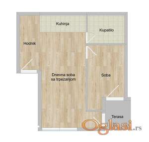 STAN - NOVI SAD - TELEP - 42m2 - 124100 evra