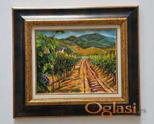 Ulje na platnu - Vinograd, prelepa slika!