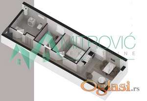 Novi Sad, Telep - Dvoiposoban stan 50 m2 