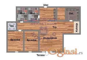 Odličan trosoban stan na Telepu!