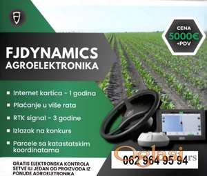 prodaja auto pilot navigacije FJdynamics i kontrola setve