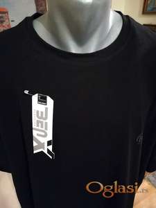 Kvalitetna muska pamucna majica Benx u velikom broju 7XL Crna Novo
