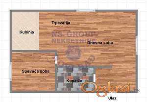 Dvosoban stan 43m2 Sremska Kamenica