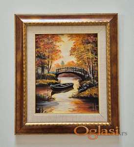 Ulje na lesonitu - Jesen, prelepa slika!