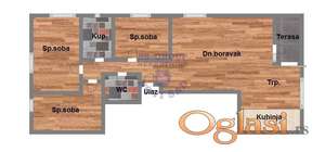 Četvorosoban stan kod Instituta