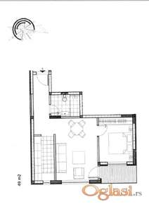 Batajnica - Majora Z. Radosavljevića - 49m2 -nov ID#3641