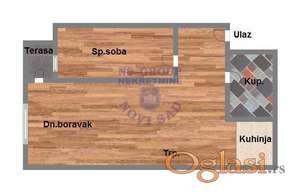 Dvosoban stan  u Petrovaradinu,43m2