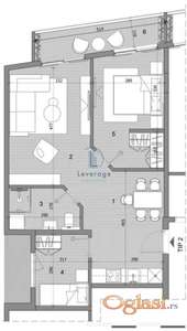 Novogradnja, Učiteljsko naselje, 61 m2