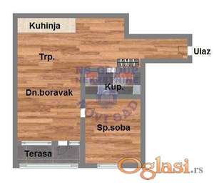 Dvosoban stan na Podbari!