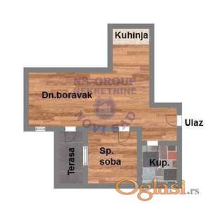 Dvosoban stan u izgradnji na dobroj lokaciji