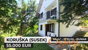 ODLIČNA VIKENDICA - SUSEK - KORUŠKA, RAJ ZA PECAROŠE