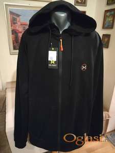 Kvalitetan muski duks sa kapuljacom No Copy u velikom broju 6XL Crni Novo