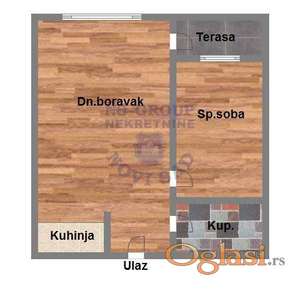 Dvosoban stan u izgradnji na Bulevaru patrijarha Pavla
