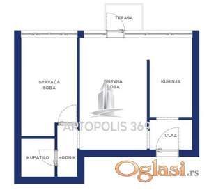 Hotel Yu, funkcionalan stan od 48 m2, blizina keja ID#1349