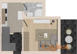 Stan SREMSKA KAMENICA,CENTAR,kv: 29, € 60000, ID: 1019227