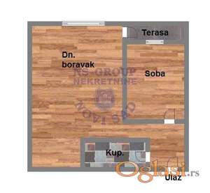 Svetao i funkcionalan dvosoban stan-Avijacija!