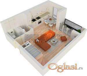 Dupleks, u izgradnji, 105,42 m2 - Kragujevac, naselje Bresnica