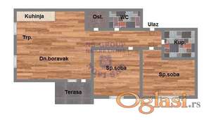 komforan trosoban stan