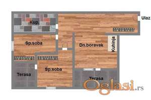 Odličan trosoban stan Bulevar Patrijarha Pavla