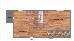 Odličan dvosoban stan na Sremskom Kamenici!