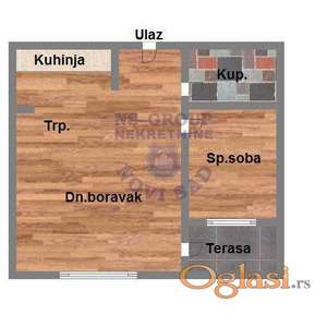 Jednoiposoban stan sa odličnim rasporedom