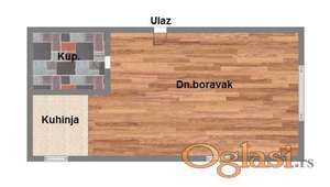 Odličan dvosoban stan u izgradnji na Adicama-pdv!