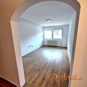 Izdaje se prostran i svetao stan u prizemlju kuće u Sremskoj Kamenici, smešten u mirnom kraju punom zelenila.