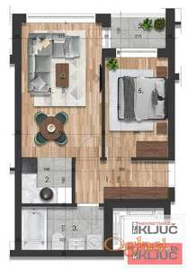 TELEP, 43m2, Dvosoban sa pdv, Izgradnja