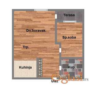 Sjajna izgradnja na Trandžamentu -44m2