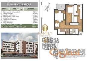 Novo u ponudi – Trosoban stan 73m² sa terasom!