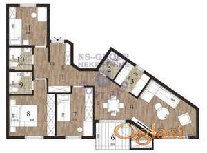 Troiposoban stan na Somborskoj rampi,79m2