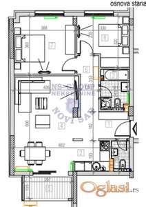 Trosoban stan na Podbari u izgradnji