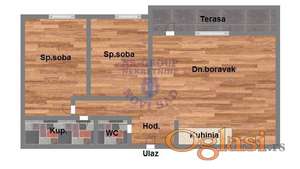 Trosoban stan u izgradnji u Sremskoj Kamenici