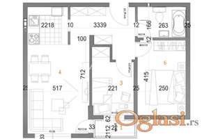 TROSOBAN STAN – TELEP – 51.40m²