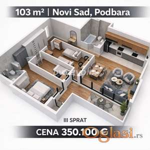 PODBARA – NOVI SAD | Moderan 4.0 stan