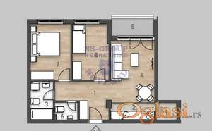 Trosoban 61m2 Salajka